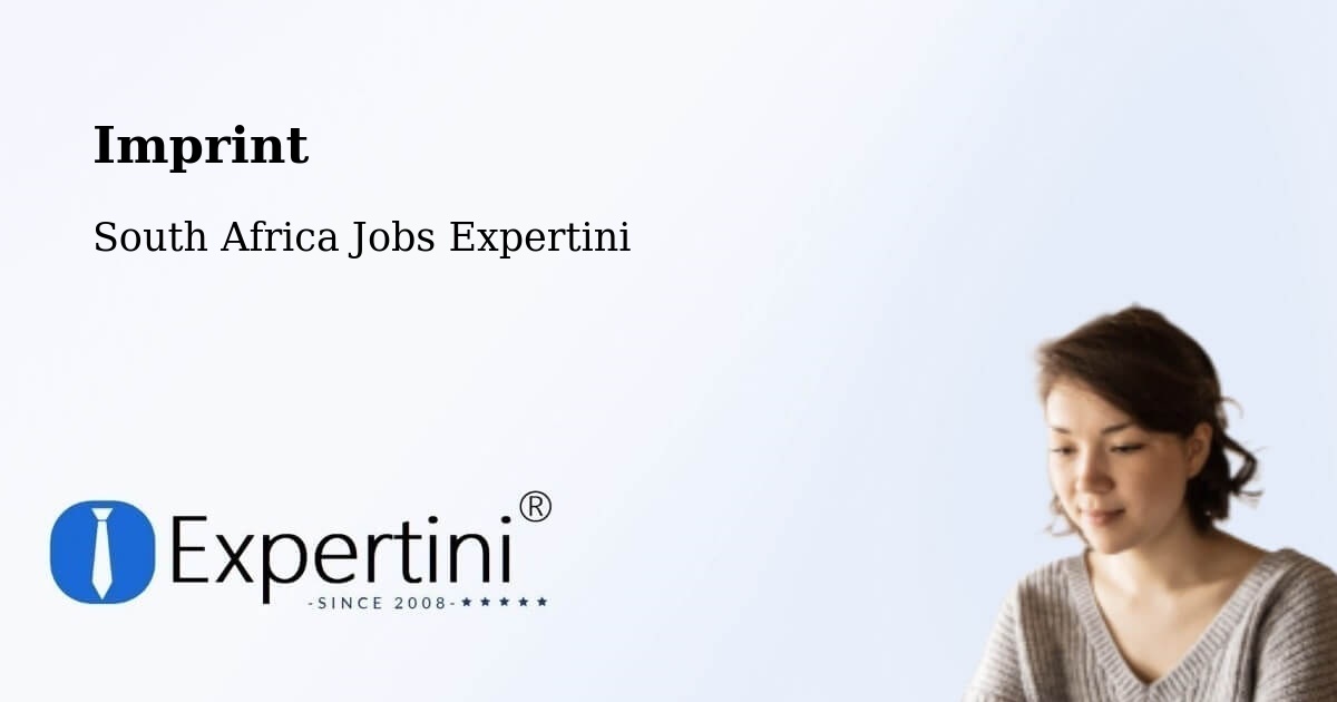 Imprint – Bergvliet - South Africa Jobs Expertini